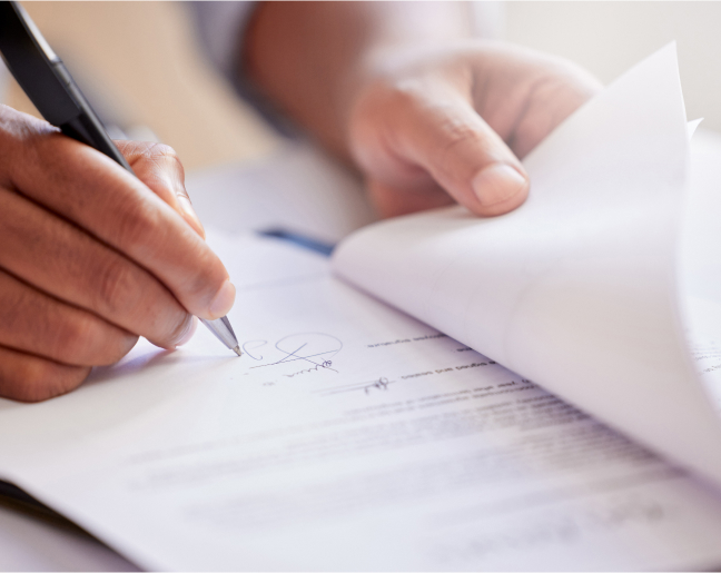 Signature contrat de travail